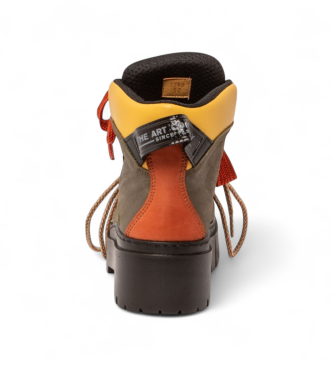 Art Leder-Stiefeletten 1769 Leeds braun