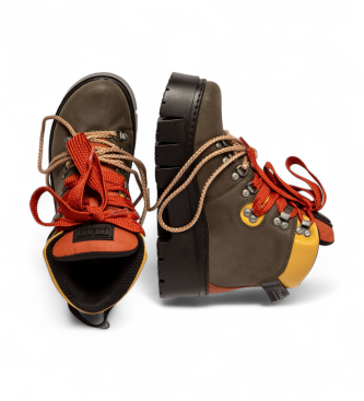 Art Leder-Stiefeletten 1769 Leeds braun