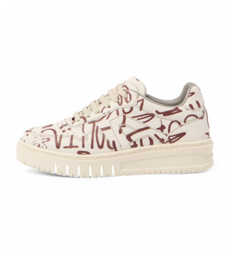 Art 1777F Sneakers Fantasy Belleville in pelle beige