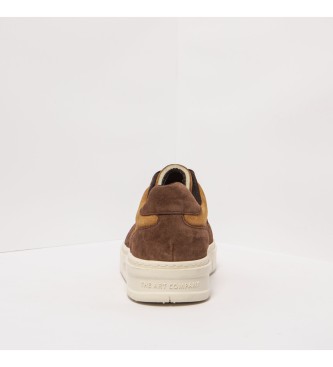 Art Leather Sneakers 1777S Silk Suede Toffee-Chocolate