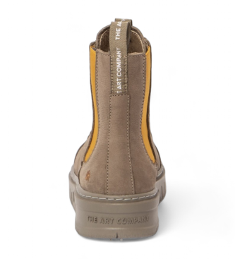 Art Botins em pele 1779 taupe