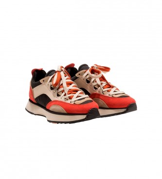 Art Leren sneakers 1781 Turijn oranje