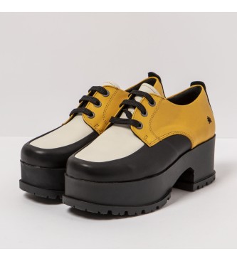 Art Shoes with platform 182 yellow -platform height: 6cm