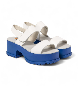 Art Leather Sandals 1829 Manchester white