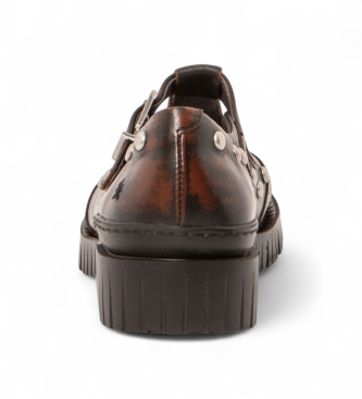 Art 1834S chaussures oxford en cuir marron