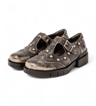 Art Chaussures Oxford en cuir 1834S gris