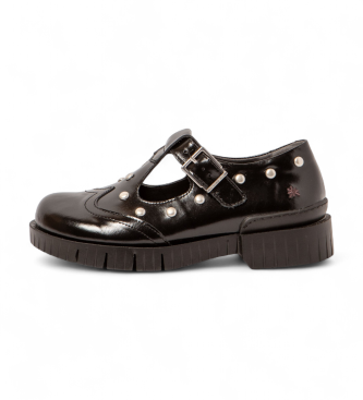 Art 1834S Chaussures Oxford en cuir noir