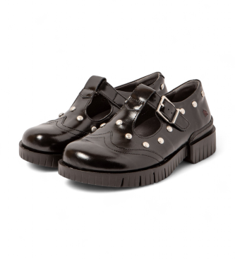 Art 1834S Chaussures Oxford en cuir noir