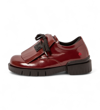 Art Scarpe Oxford in pelle bordeaux 1835S