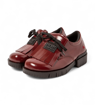 Art Scarpe Oxford in pelle bordeaux 1835S