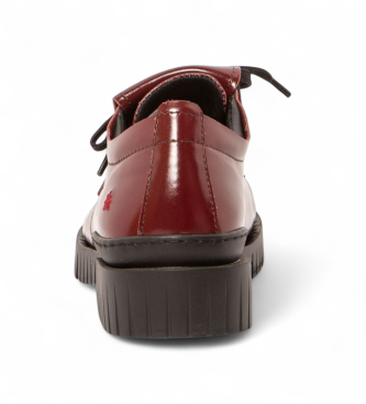 Art Scarpe Oxford in pelle bordeaux 1835S