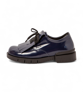 Art Scarpe Oxford in pelle blu navy 1835S