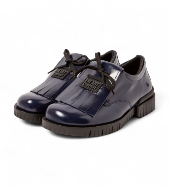 Art Scarpe Oxford in pelle blu navy 1835S