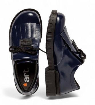 Art Scarpe Oxford in pelle blu navy 1835S