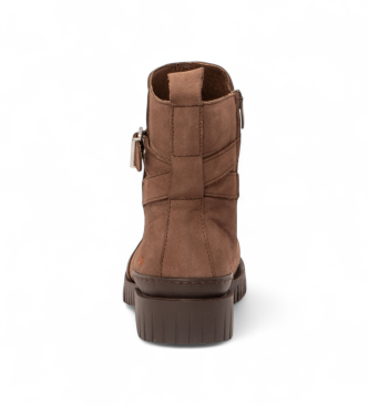 Art 1837 Brown Oxford Leather Ankle Boots