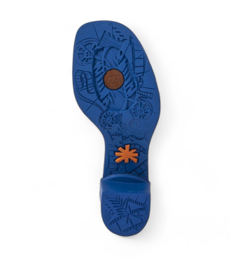 Art Beli usnjeni sandali Cannes -Višina pete 7,5 cm