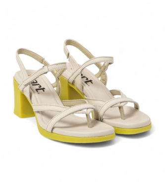 Art 1844 Cannes beige leather sandals beige