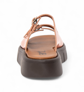 Art Skórzane sandały 1847 Malaga koralowe