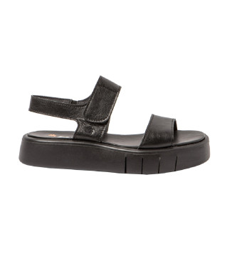 Art Leather Sandals 1854F Malaga black