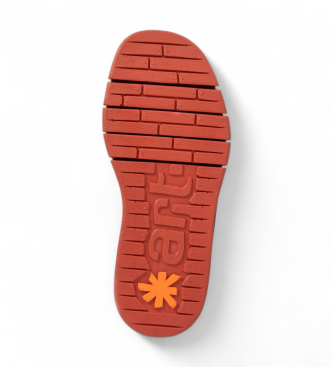 Art Usnjene sandale 1857 Malaga oranžna