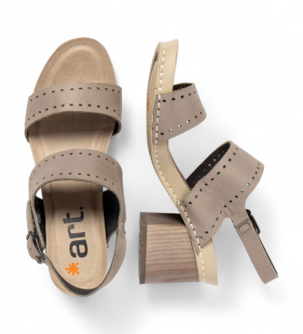 Art Sandalias de Piel 1864 Wish gris