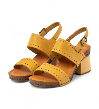 Art Sandalias de Piel 1864 Wish amarillo