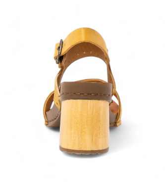 Art Sandalias de Piel 1864 Wish amarillo