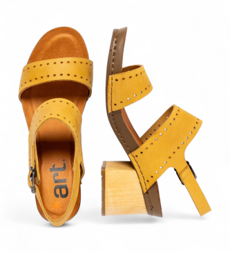 Art Sandalias de Piel 1864 Wish amarillo