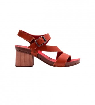 Læder sandaler 1872 I Wish rød -Hælhøjde 6,5cm - Esdemarca butik med mode og tilbehør - bedste mærker i sko og designersko