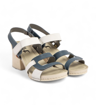 Art Leather Sandals 1875 I Wish navy blue