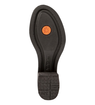 Art 1877 Nappa leather sandals black -Heel height: 6.5cm