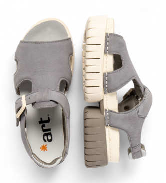 Art Skórzane sandały 1882 Madeira niebieskie