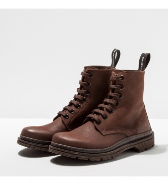 Art 1891 Nobuck-W brown leather ankle boots