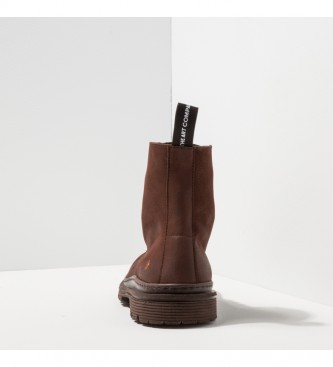 Art 1891 Nobuck-W brown leather ankle boots