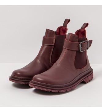 Art Botins em pele 1892 Nappa Bordeaux/ Birmingham