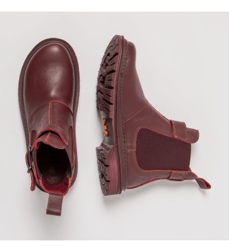 Art Bottines en cuir 1892 Nappa Bordeaux/ Birmingham