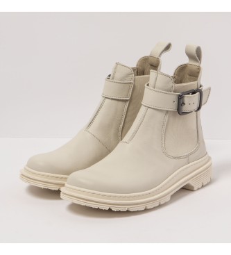 Art 1892 Nappa Cream/ Birmingham leather ankle boots
