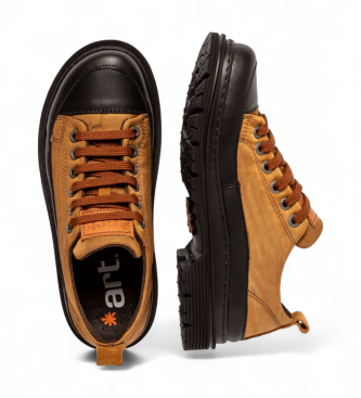 Art 1894 brown nylon shoes