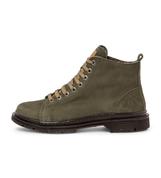 Art Leather Ankle Boots 1900 Birmingham green