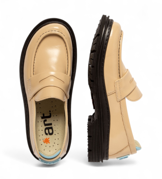 Art 1902 Nappa Shinny beige skor