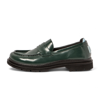 Art 1902 Birmingham green leather shoes