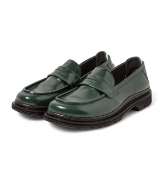 Art 1902 Birmingham green leather shoes