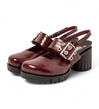 Art Sandalias de piel 1922 Malibu burdeos