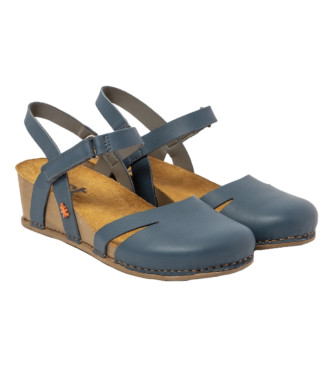 Art Leren sandalen 1931 Nappa blauw -Helhoogte: 4,5cm