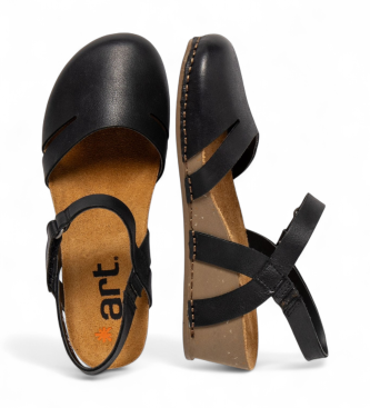 Art Leren sandalen 1931 Live zwart