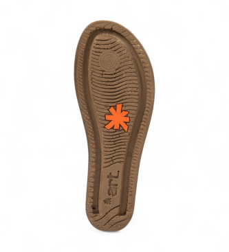 Art Sandali in pelle beige Live del 1934