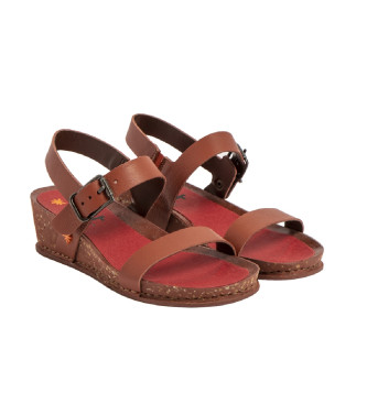 Art Leren sandalen 1940 I Imagine rood -Hoogte sleehak 4,5cm