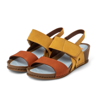 Art Leather sandals 1945 I Imagine yellow, orange
