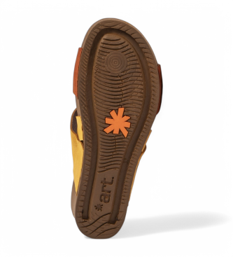 Art Leather sandals 1945 I Imagine yellow, orange