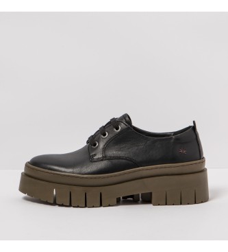 Art Lederen schoenen 1952 zwart -Helphoogte: 5 cm